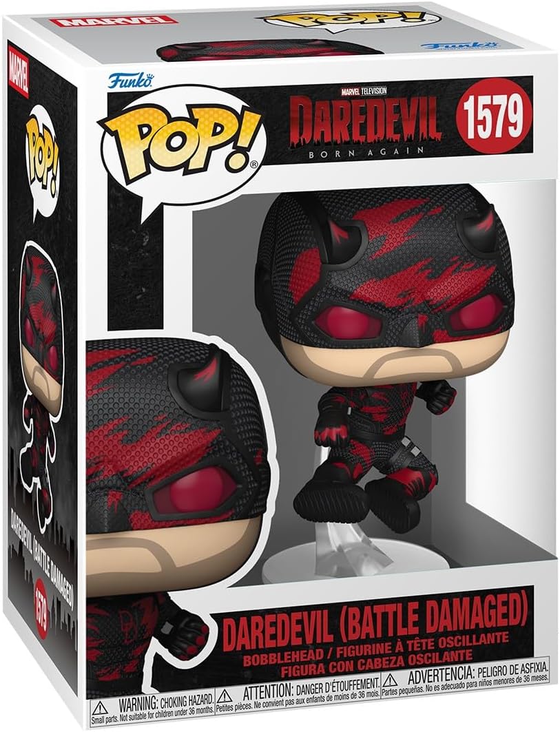 Funko POP! Marvel: Daredevil: Born Again - Daredevil - Battle Damaged