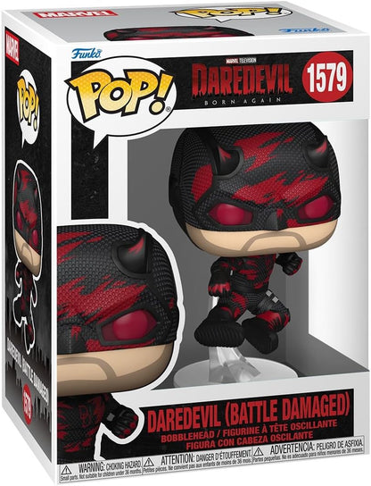 Funko POP! Marvel: Daredevil: Born Again - Daredevil - Battle Damaged