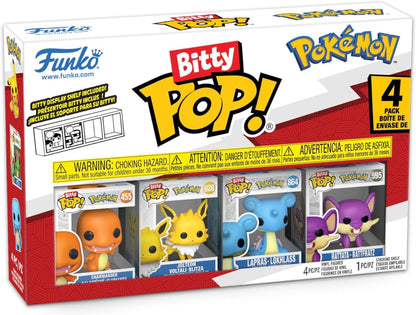 Funko Bitty POP! 4 Pack: Pokemon - Charmander, Jolteon, Lapras, Rattata