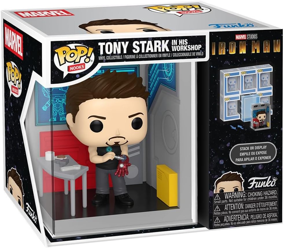 Funko POP! Nooks: Marvel - Tony Stark in his workshop