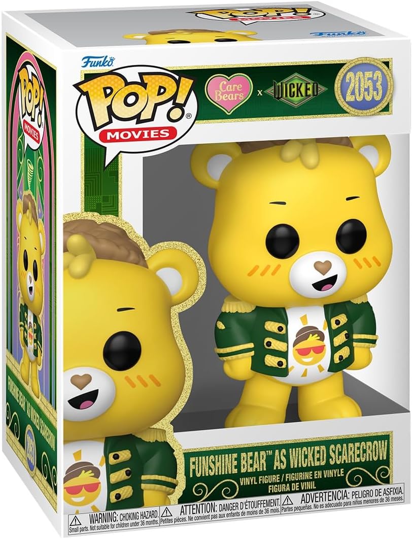 Funko POP! Movies: Wicked x Care Bears - Funshine Bear Scarecrow
