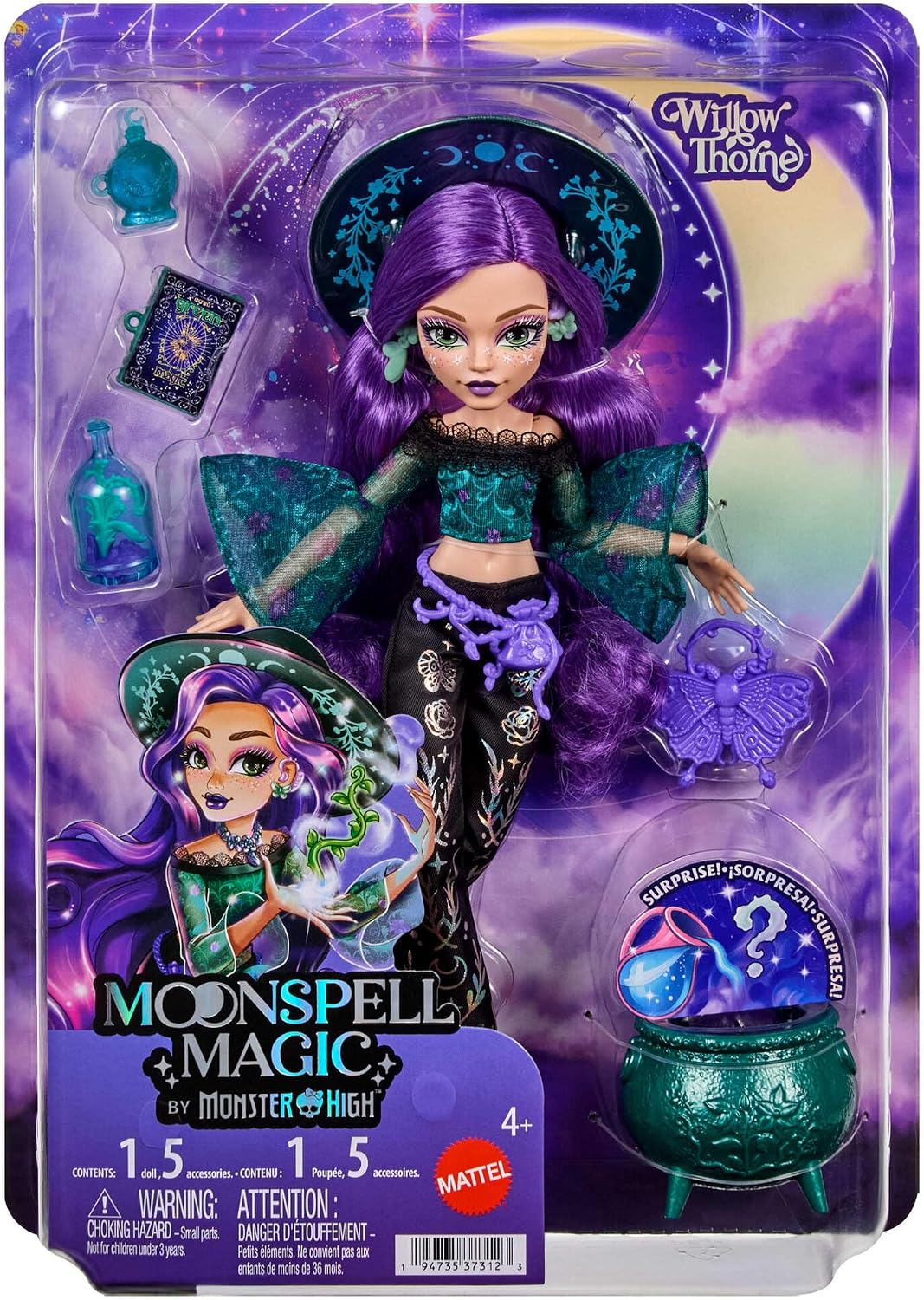 Monster High Doll, Moonspell Magic by Monster High Willow Thorne
