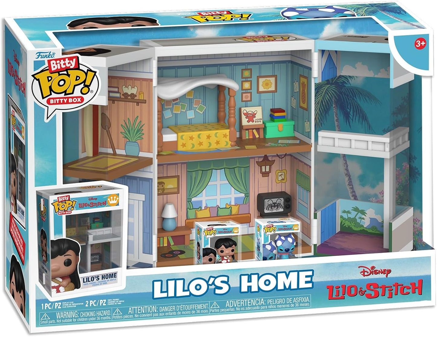 Funko Bitty Boxes: Disney - Lilo & Stitch - Lilo's Home with Lilo &Scrump and Stitch