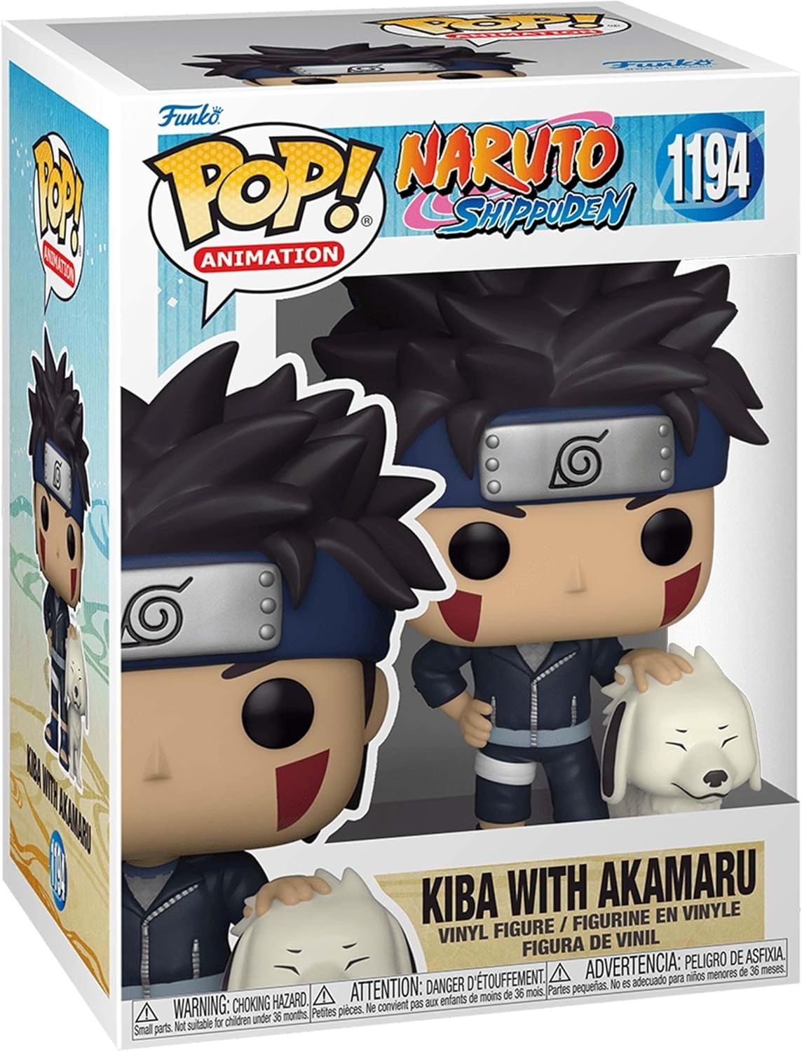 Funko POP! Animation: Naruto-Kiba Inuzuka With Akamaru