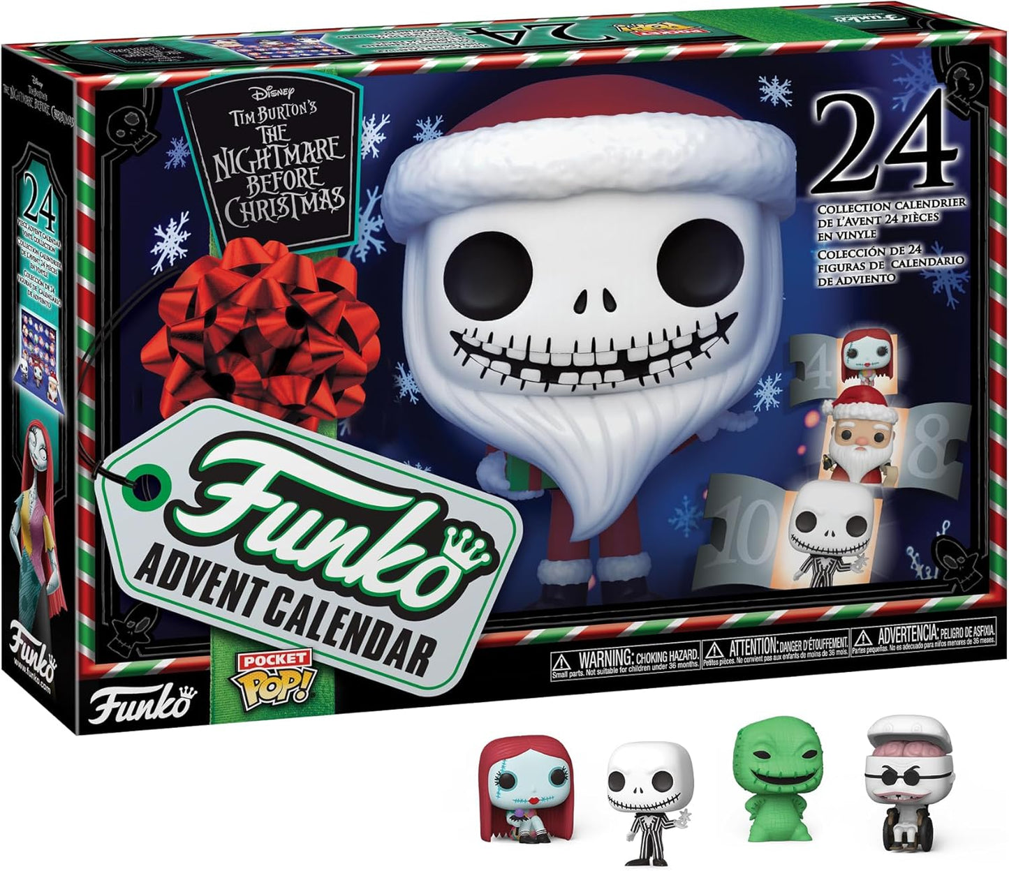 Funko Advent Calendar: the Nightmare Before Christmas - Disney: the Nightmare Before Christmas - 24 Days Of Surprise