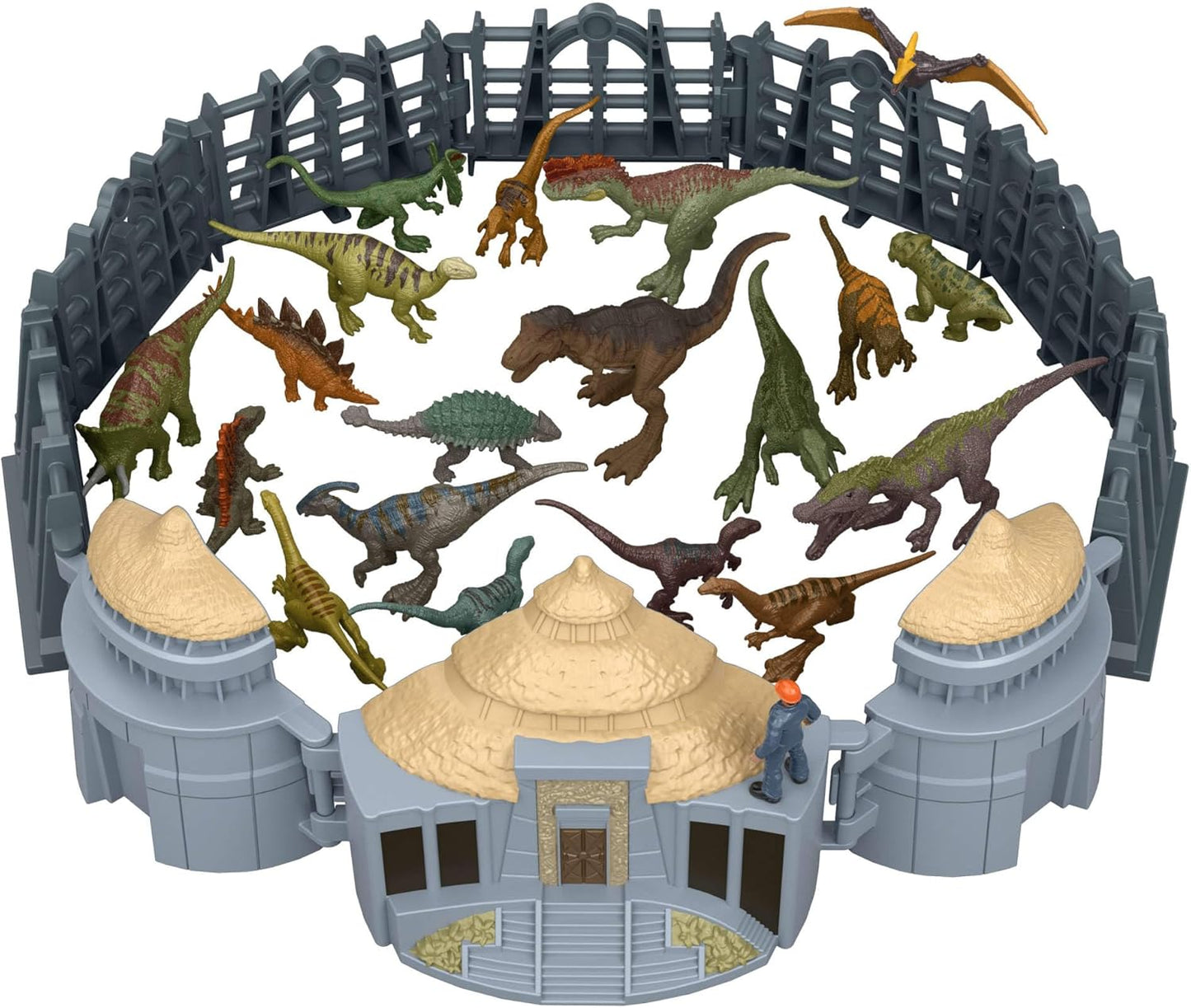 Mattel Jurassic World Advent Calendar, 24 Days, 19 Mini Dinosaurs