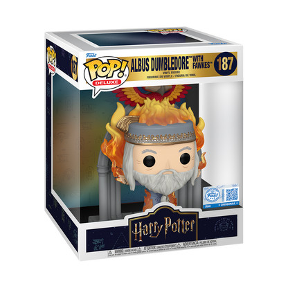 Funko Pop! Deluxe - Harry Potter - Albus Dumbledore with Fawkes