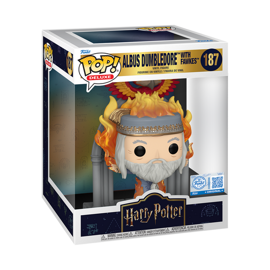 Funko Pop! Deluxe - Harry Potter - Albus Dumbledore with Fawkes