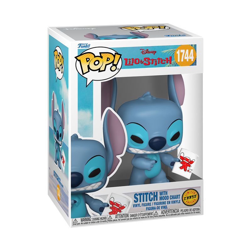 Funko Pop! Stitch with Mood Chart - Chase