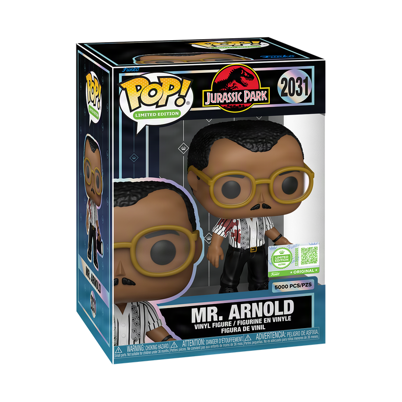 Funko Pop! Jurassic Park - Mr. Arnold - Sealed 5000 limited pcs