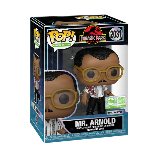 Funko Pop! Jurassic Park - Mr. Arnold - Sealed 5000 limited pcs