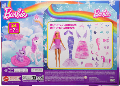 Barbie Advent Calendar with Doll with Fantasy Accessories