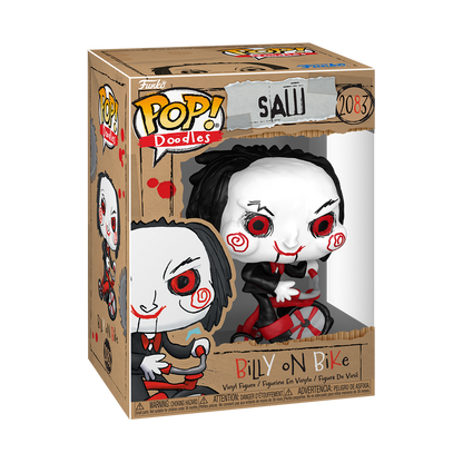 Funko Pop! Movies - Saw - Billy on Bike (Doodles)