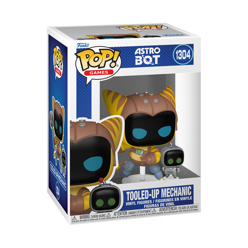 Funko Pop! Games- Astro Bot - Buddy Tooled-Up Mechanic