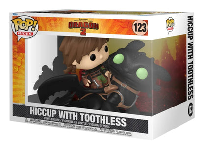 How To Train Your Dragon 2 - Hiccup with Toothless #123 - Funko Pop Rides Vinyl