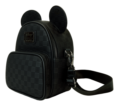 Loungefly - Mickey Ear Evergreen Crossbody Bag (Black)