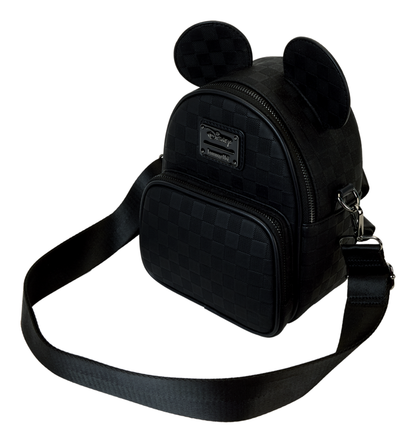Loungefly - Mickey Ear Evergreen Crossbody Bag (Black)