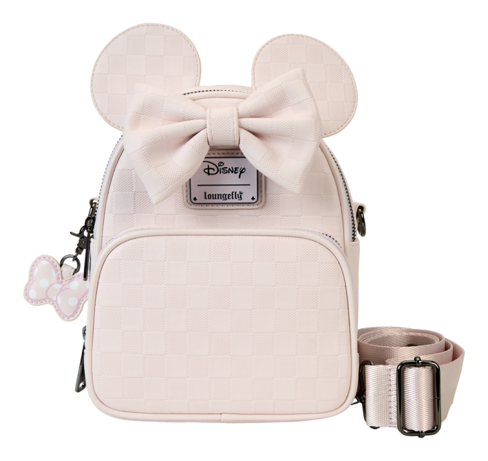 Loungefly - Minnie Ear Evergreen Crossbody Bag (Pink)
