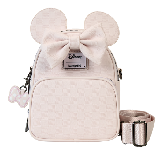 Loungefly - Minnie Ear Evergreen Crossbody Bag (Pink)