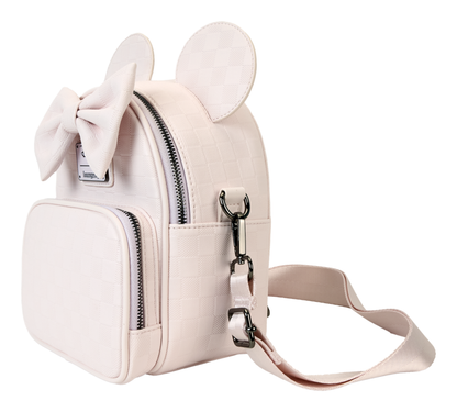 Loungefly - Minnie Ear Evergreen Crossbody Bag (Pink)