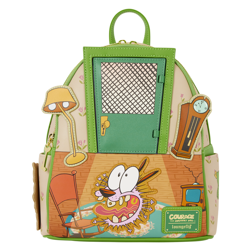 Loungefly - Courage the Cowardly Dog Lenticular Mini Backpack