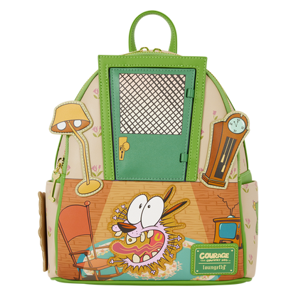 Loungefly - Courage the Cowardly Dog Lenticular Mini Backpack