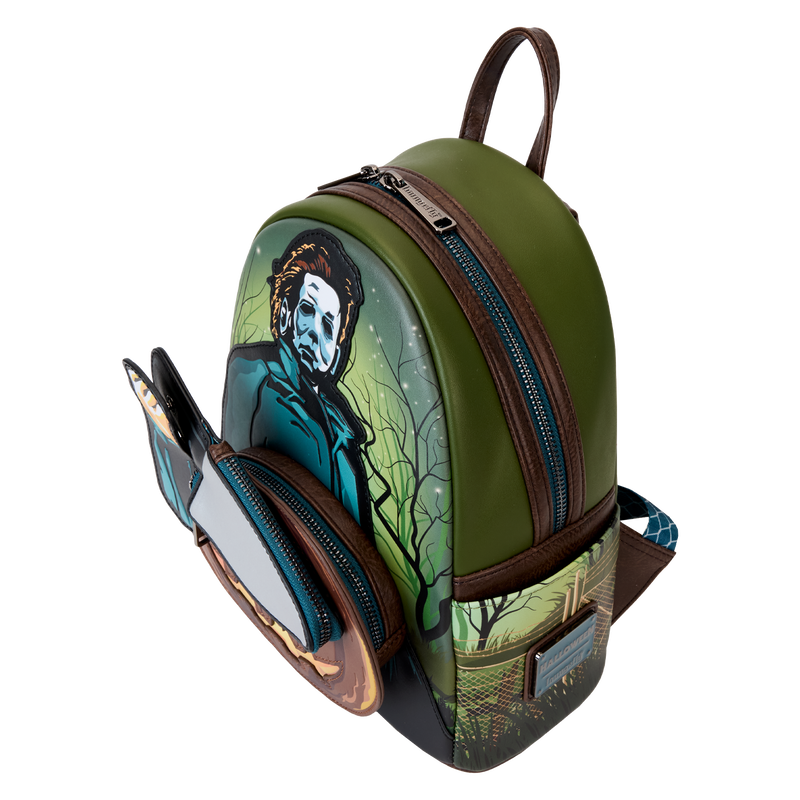Loungefly - Halloween Michael Myers Pumpkin Glow Mini Backpack With Coin Bag