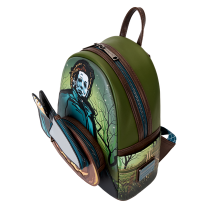 Loungefly - Halloween Michael Myers Pumpkin Glow Mini Backpack With Coin Bag