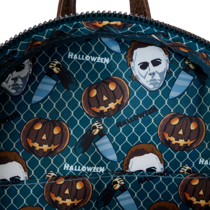 Loungefly - Halloween Michael Myers Pumpkin Glow Mini Backpack With Coin Bag