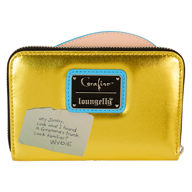 Loungefly - Coraline 15th Anniversary Laika Doll Metallic Cosplay Zip Around Wallet