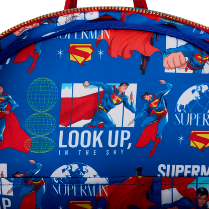 Loungefly - Superman Light Up Glow Full-Size Backpack