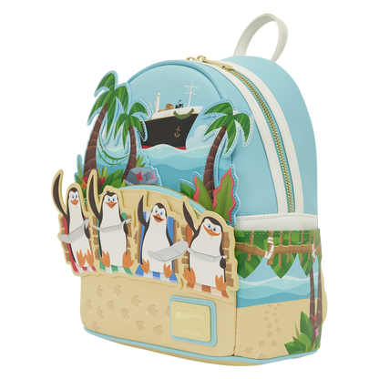 Loungefly - Madagascar Exclusive Penguins Beach Mini Backpack