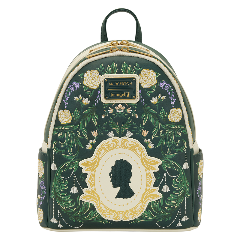 Loungefly - Bridgerton Silhouette Floral Mini Backpack