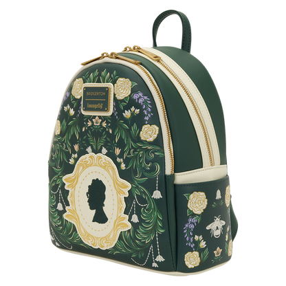 Loungefly - Bridgerton Silhouette Floral Mini Backpack