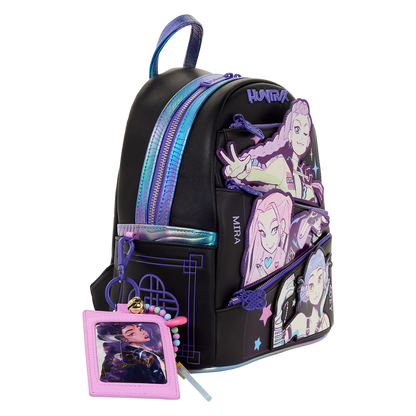 Loungefly - KPop Demon Hunters HUNTR/X Mini Backpack with Photo Card Charm