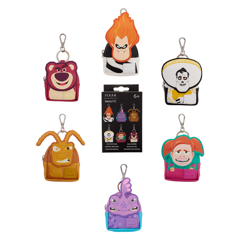 Loungefly - Pixar Rivals Cosplay Mystery Mini Backpack Keychain Charm
