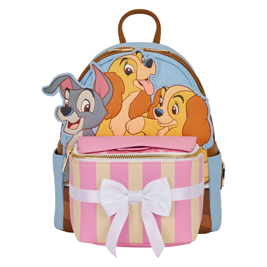 Loungefly - Lady and the Tramp Exclusive Puppies Pop-Up Mini Backpack