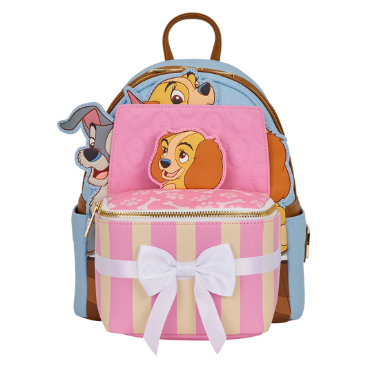 Loungefly - Lady and the Tramp Exclusive Puppies Pop-Up Mini Backpack
