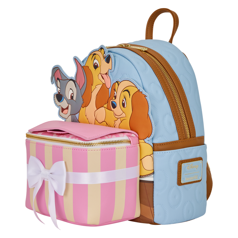 Loungefly - Lady and the Tramp Exclusive Puppies Pop-Up Mini Backpack