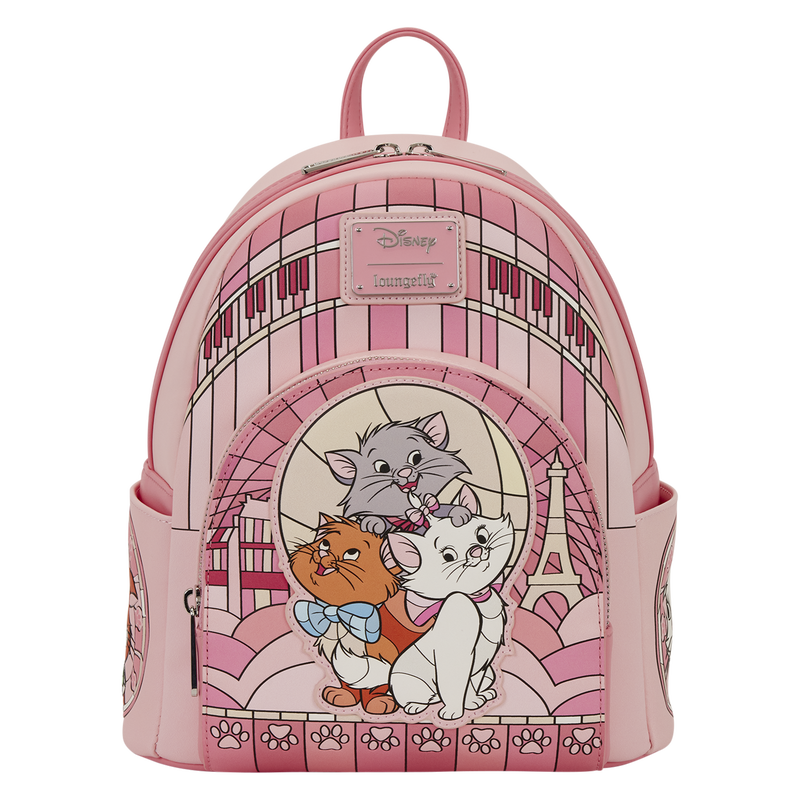 Loungefly - The Aristocats Exclusive Stained Glass Mini Backpack