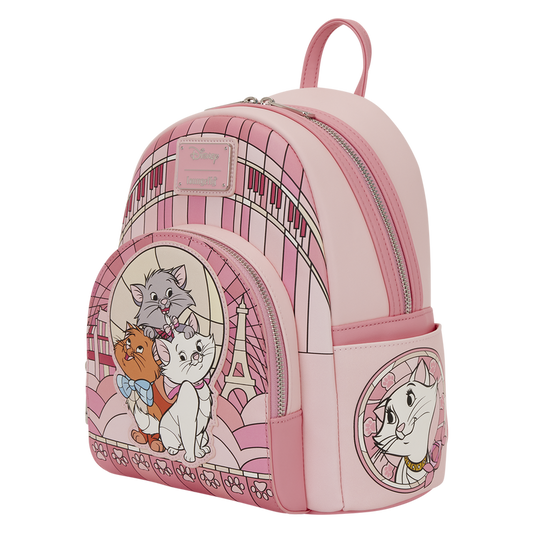 Loungefly - The Aristocats Exclusive Stained Glass Mini Backpack