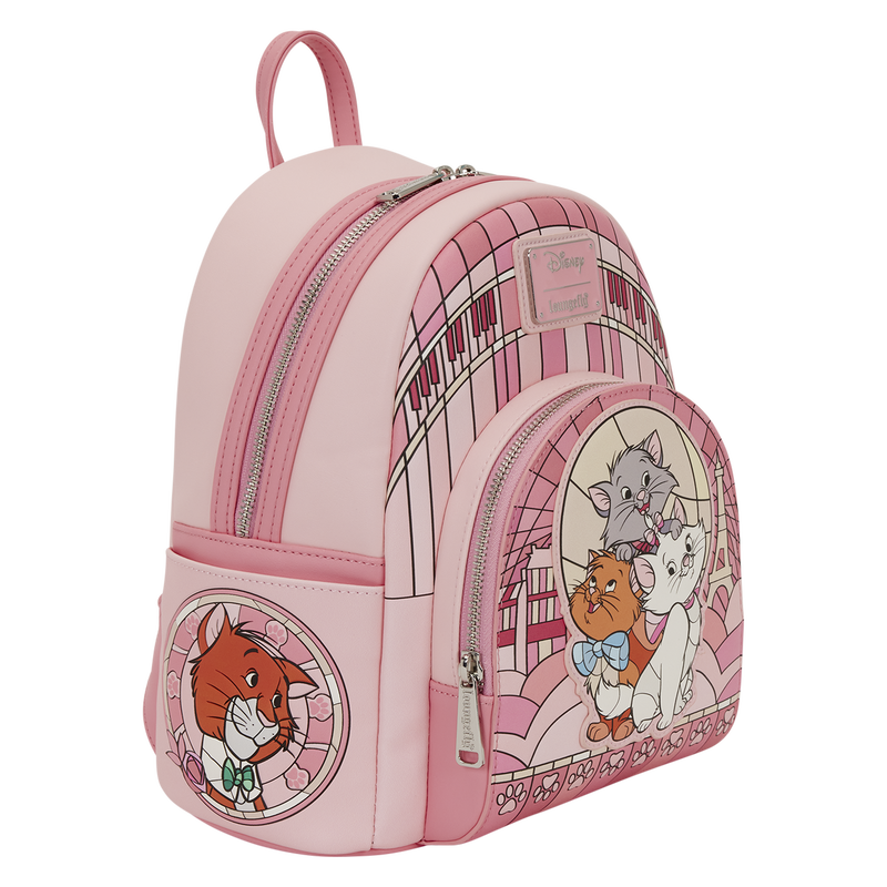 Loungefly - The Aristocats Exclusive Stained Glass Mini Backpack