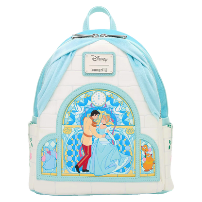 Loungefly - Disney Cinderella & Prince Stained Glass Curtain Mini Backpack