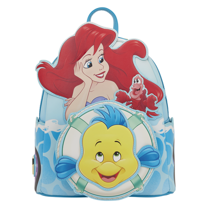 Loungefly - The Little Mermaid Exclusive Ariel, Flounder, & Sebastian Mini Backpack