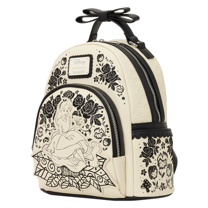Loungefly - Alice in Wonderland Floral Mini Backpack