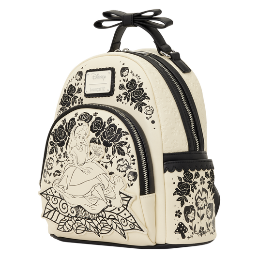 Loungefly - Alice in Wonderland Floral Mini Backpack