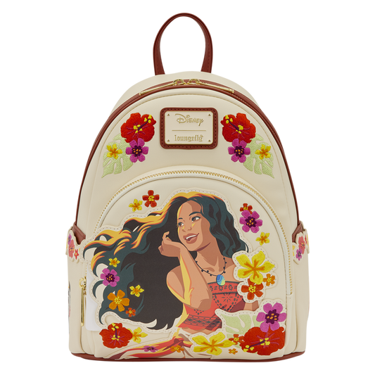 Loungefly - Moana Live Action Floral Mini Backpack