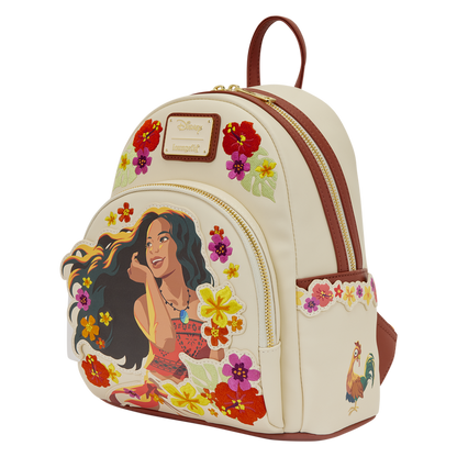 Loungefly - Moana Live Action Floral Mini Backpack
