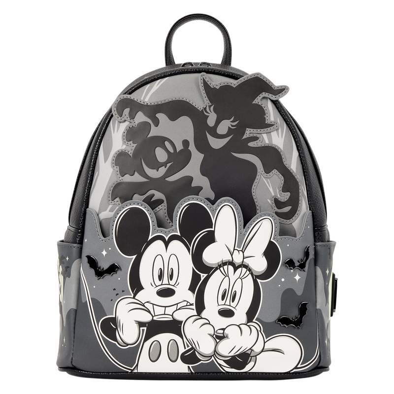 Loungefly - Mickey & Minnie Ghost Light-Up Glow Mini Backpack