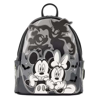Loungefly - Mickey & Minnie Ghost Light-Up Glow Mini Backpack